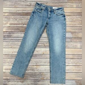 rag & bone Women’s Dre Low Rise Ankle Slim Boyfriend Jeans Daphne Size 26